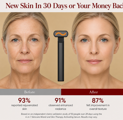 Dermissa™ 4-in-1 LED Light Therapy & Microcurrent Facial Renewal Wand
